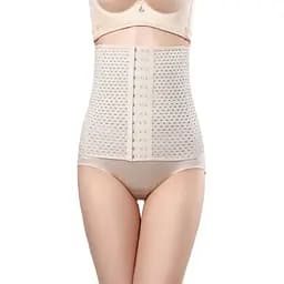 Корсет для живота, що тягне моделюючий пояс бандаж для талії після пологів 5XL White (16539)