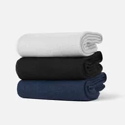 Набор носков высокие однотонные классические бесшовные, дышащие качественные ORGANIC cotton носки JILL ANTONY 3, 42-43, Микс