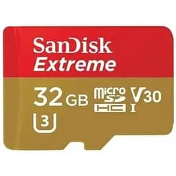 Картка пам'яті microSDHC SanDisk Extreme Action A1 32 Gb UHS-1 U3 V30 (R100MB/s 667x)