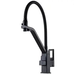 Змішувач для кухні під осмос Globus Lux PIANO GLPN-0900-10-BB чорний однорукий з поворотним виливом для фільтрації води - мініатюра 5