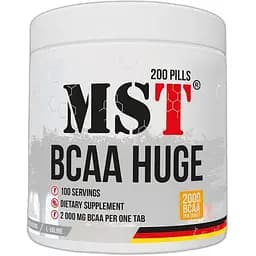 Амінокислота MST BCAA Huge 200 таблеток