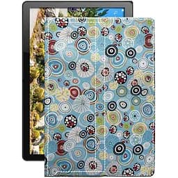 Чехол StatusCASE из экокожи для планшета Adronix MT104 Круги-цветные