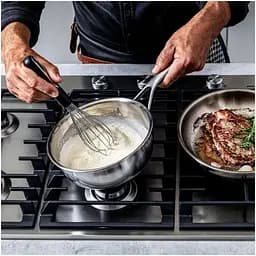 Ківш KitchenAid Multi-Ply Stainless Steel кухарський 20 см 2.3 л (CC003255-001) - мініатюра 7