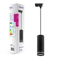 Трековый светильник Feron ML328-TR под лампу на подвесе черный