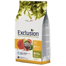 Корм Exclusion Adult Beef Small Breed для дорослих собак дрібних порід з яловичиною 500 г