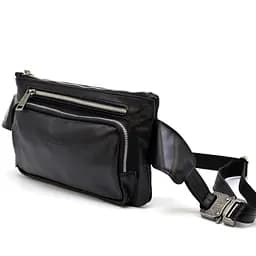 Кожаная мужская сумка на пояс TARWA 26х16х3 см sum0025989