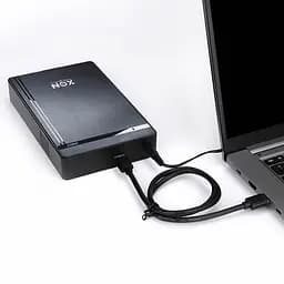 Зовнішня кишеня XON MemoryCase для 3.5" SATA HDD USB 3.0 (XHC3A13S31PB 2216) Чорна  - мініатюра 7