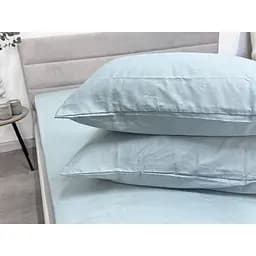 Наволочка Ecotton Aqua Grey сатин 50х70 см 2 шт. серо-голубая (24736)