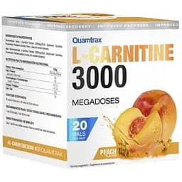 Жиросжигатель Quamtrax L-Carnitine 3000 персик 20 шотов