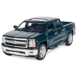 Колекційна машинка Chevrolet Silverado 2014 KT5381W (Green) масштаб 1:42 Kinsmart