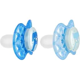 Пустушка Nuvita 7087 Air55 Explorer симетрична 6m+ світиться у темряві (собачка лис) 2 шт NV7087GM