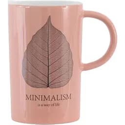 Чашка Limited Edition Minimalism, цвет коралловый, 340 мл (6583574)