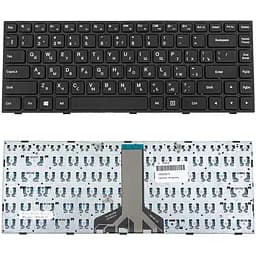 Клавіатура для ноутбука LENOVO (IdeaPad 100-14IBD) rus, black - мініатюра 2