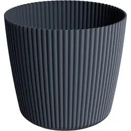  Кашпо для квітів Prosperplast Milly круглий 170 мм антрацит