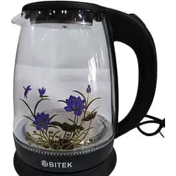 Електрочайник скляний BITEK BT-3111, 1.8 л 2400 Вт чорний (lp-87751_374)