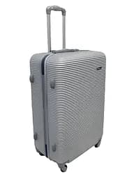 Валіза велика L ABS-пластик Milano bag 004 75,5×50×33,5см 105л Срібна - мініатюра 2