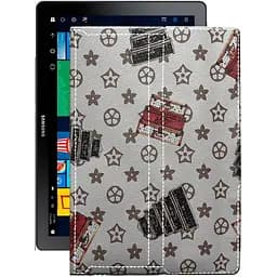 Чехол StatusCASE из экокожи для планшета Samsung Galaxy Book 2 (sm-w737v) Луи-Витон-белый