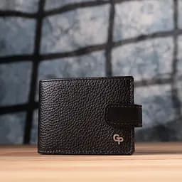 Стильне портмоне з люксової зернистої шкіри флотар Grande Pelle 12х9х3 см acs0029594 - мініатюра 10