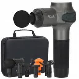 Ручний перкусійний масажер 4FIZJO Massage Gun Active 30 Вт (масажний пістолет) 4FJ0592 (P-5907739319937) - мініатюра 13