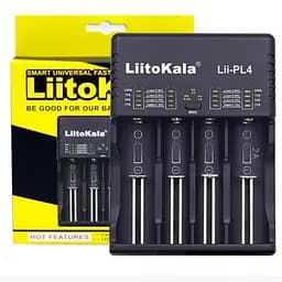 Зарядний пристрій LiitoKala Lii-PL4 для 4 акумуляторів АА, ААА, 18650, 21700, 26650, з автоідентифікацією типу - мініатюра 3