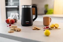 Gorenje Електрочайник 1.7л, Strix контроль, LED дисплей, чорний - мініатюра 5