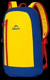 Рюкзак невеликий міський 10L Crivit Mini синій з жовтим