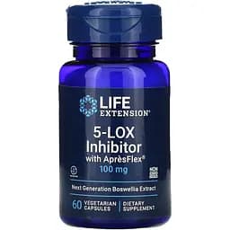 Інгібітор 5-LOX Екстракт босвелії Life Extension 5-LOX Inhibitor with ApresFlex 100 мг 60 вегетаріанських капсул