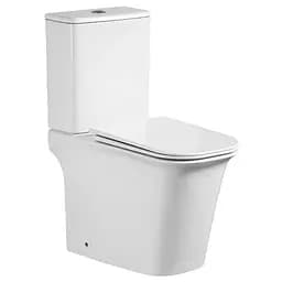 Унитаз-компакт Mixxus Wave-0404-R 630x350x805 мм, Rimless MI6692, Белый