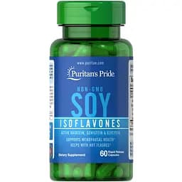 Натуральна добавка Puritan’s Pride Soy Isoflavones 750 mg 60 капсул