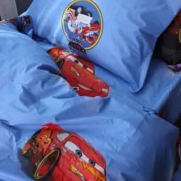 Пододеяльник MirSon Kids Time McQueen Cars бязь 110х140 см (2200011443096)