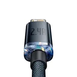 Кабель Baseus Lightning Crystal Shine Series 2 м 2.4A (CAJY000101) - мініатюра 2