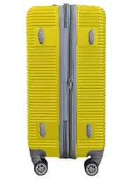 Валіза дорожня середня M Carbon 0508 пластикова Жовтий - мініатюра 4