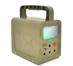 Переносной фонарь с солнечной панелью BRAZZERS BRPFCF42 Solar Panel 5W, LiFePO4 42Wh, 3x6W Led лампы 3м, фонарь 9W - мініатюра 2