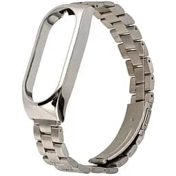 Ремешок Steel Strap Mi Band 8 Серебристый