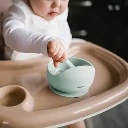 Мисочка BabyOno силіконова з присоскою зелена (1481/03) - мініатюра 5