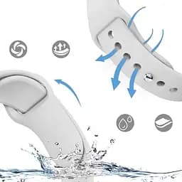 Силіконовий ремінець BeCover для Huawei Watch GT 2 42 mm Light Gray (710519) - мініатюра 3