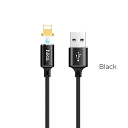 Кабель Hoco lightning магнитный U28, 1.2 м черный