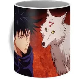 Кружка GeekLand Магическая Битва Jujutsu Kaisen Megumi с волком JK.02.11 330 мл 