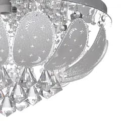 Люстра Brille торт стельова з пультом LED E14 60W RGB WH (BCL-649S/5) - мініатюра 3