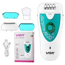Епілятор жіночий VGR бірюзовий
