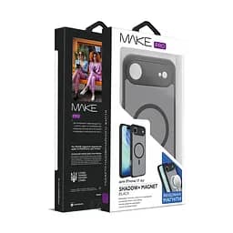 Чохол Make Apple iPhone 17 Air Shadow+ Magnet Black - мініатюра 4