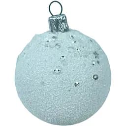 Набір новорічних куль на ялинку Dashuri 6 штук 8 см блиск, білий 80116601