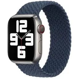 Ремінець CasePro Braided Solo Loop Abyss Blue Size M для Apple Watch 42mm/41mm/40mm/38mm