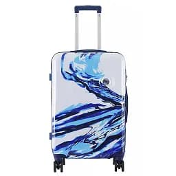 Валіза Semi Line 24" M White/Blue Print (T5653-2) - мініатюра 3