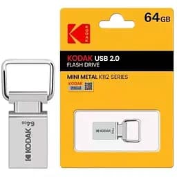 Флеш-накопичувач Kodak mini metal K112 64 GB металевий