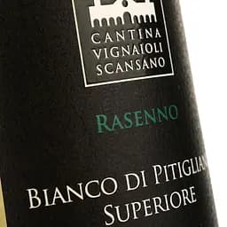 Вино Vignaioli Morellino di Scansano Bianco di Pitigliano Superiore Rasenno DOC бiле сухе 0.75 л - мініатюра 3