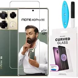 Защитное стекло DK для Infinix Note 40 Pro/Note 40 Pro+ UV Curved 018110 clear