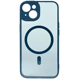 Чохол Baseus Frame Series Magnetic Case+Glass 0.22 mm Apple iPhone 14 ARJT020003 Blue