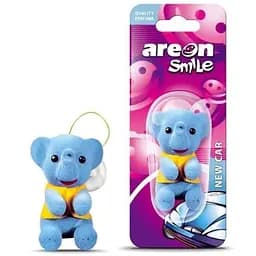Ароматизатор для авто іграшка для повітря у вигляді "Слоненя" Areon Smile Toys New Car Нове авто