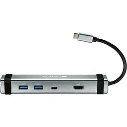 USB-Хаб Canyon DS-3 Multiport Docking Station with 4 ports:1*Type C male+1*Type C female+2*USB3.0+1*HDMI, In (CNS-TDS03DG) - мініатюра 2